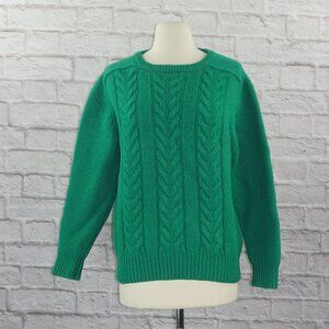 Vintage 60s Wool Cable Knit Sweater